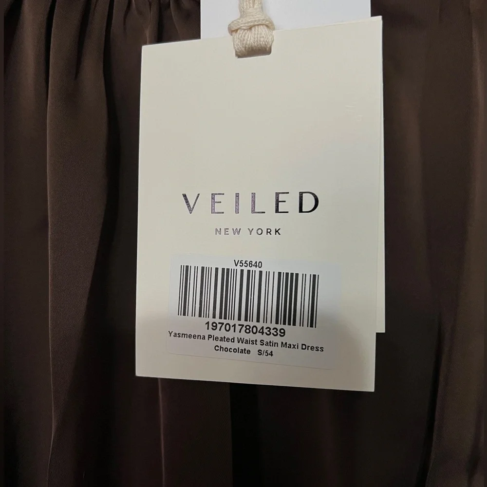 NWT Veiled Collection Satin Maxi Dress - Modest - Picture 9 of 9
